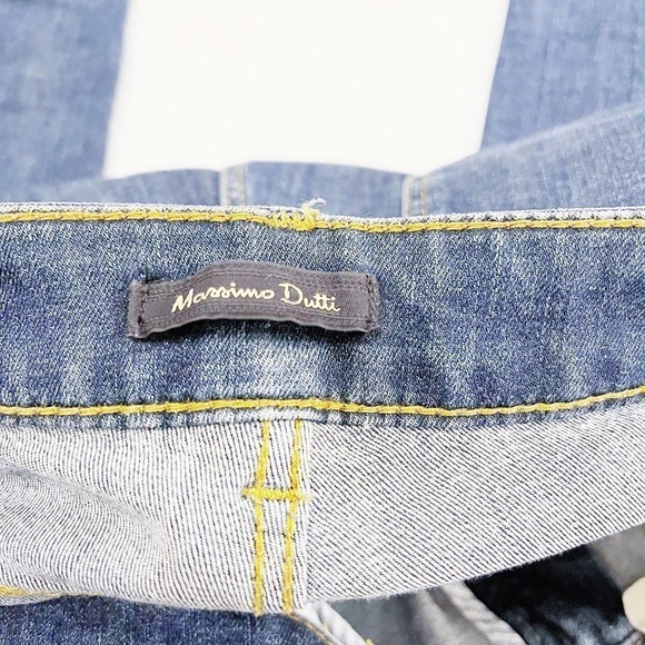 Massimo Dutti Skinny Fit Denim Jeans SZ2 - Picture 2 of 8
